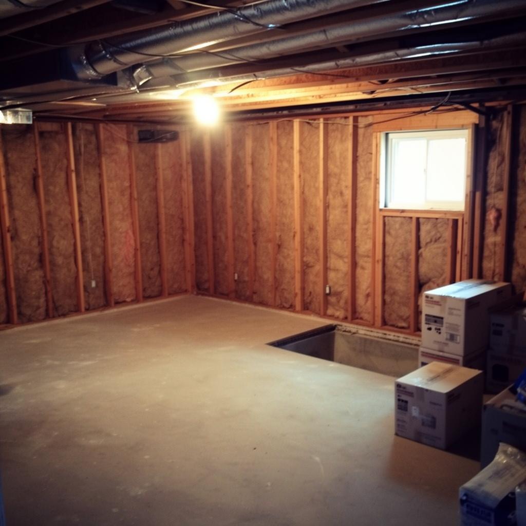 Before: Before and after of a finished basement development in Winnipeg by ARA Reno