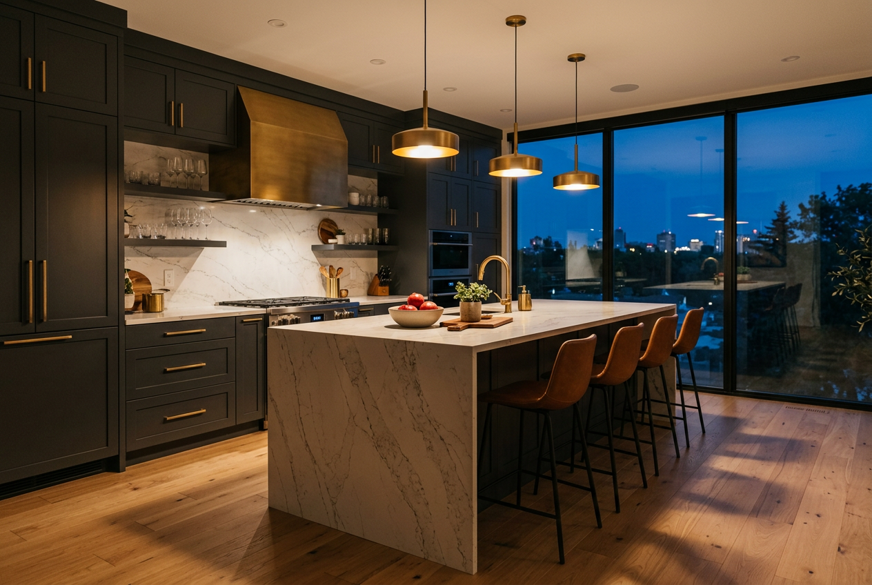 Luxury Winnipeg kitchen renovation by ARA Reno